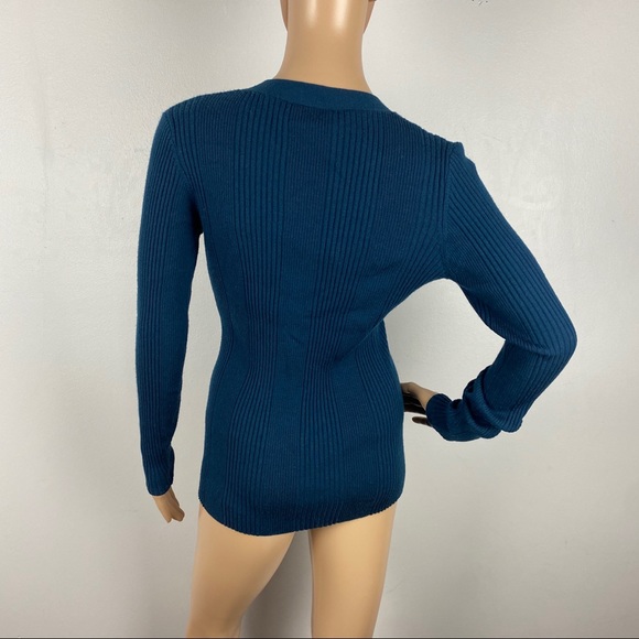 NEW JASON WU V-NECK WOOL SWEATER - Picture 5 of 5